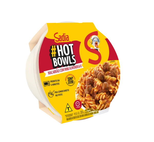 Hot Bowls Mac'n Cheese com Cheddar e Calabresa Sadia 300g