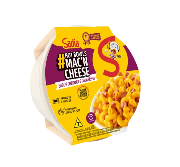 Hot Bowls Macarrão com Brócolis e Bacon 300g | Mercato em Casa